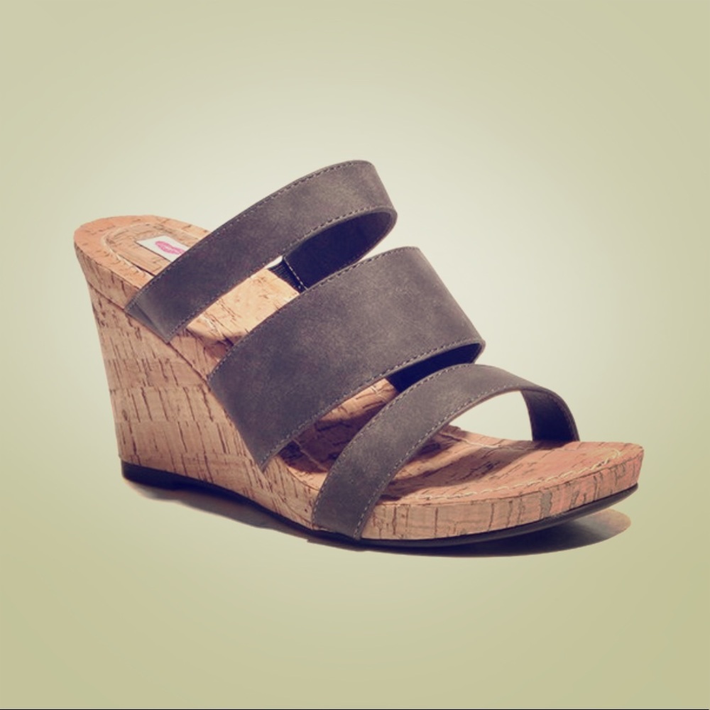 Too Lips Too Mandy Cork Wedge